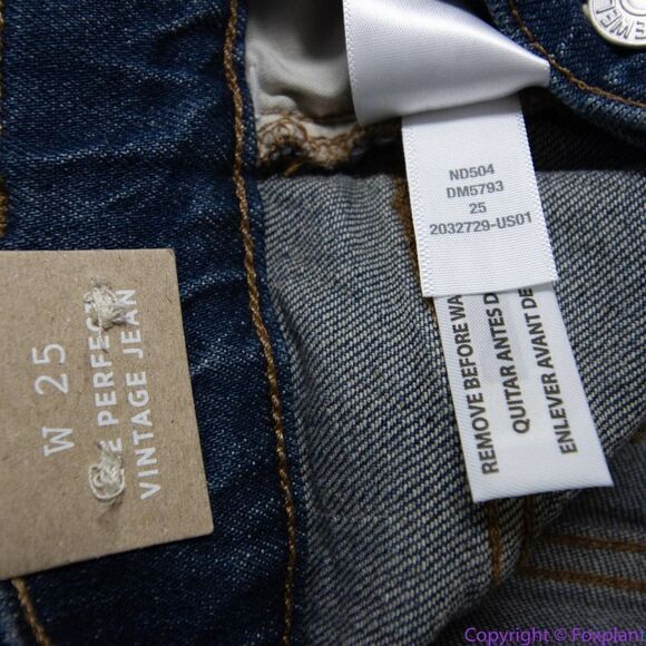 NEW Madewell USA-made The Perfect Vintage Jean in Drayton Wash, 25 - Picture 13 of 15